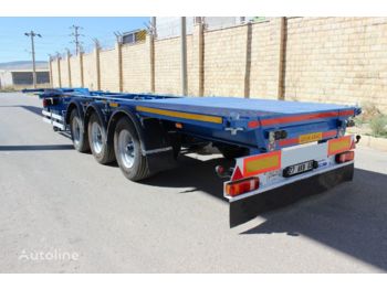 Container transporter/ Swap body semi-trailer for transportation of containers EMIRSAN 2022 20-40-45 Ft Skeletal Swap Body Container Trailer: picture 1