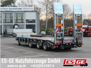 Low loader semi-trailer ES-GE 3-Achs-Satteltieflader mit Radmulden: picture 1