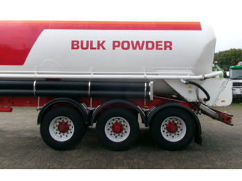 Tank semi-trailer for transportation of flour Feldbinder Powder tank alu 41 m3 (tipping): picture 5