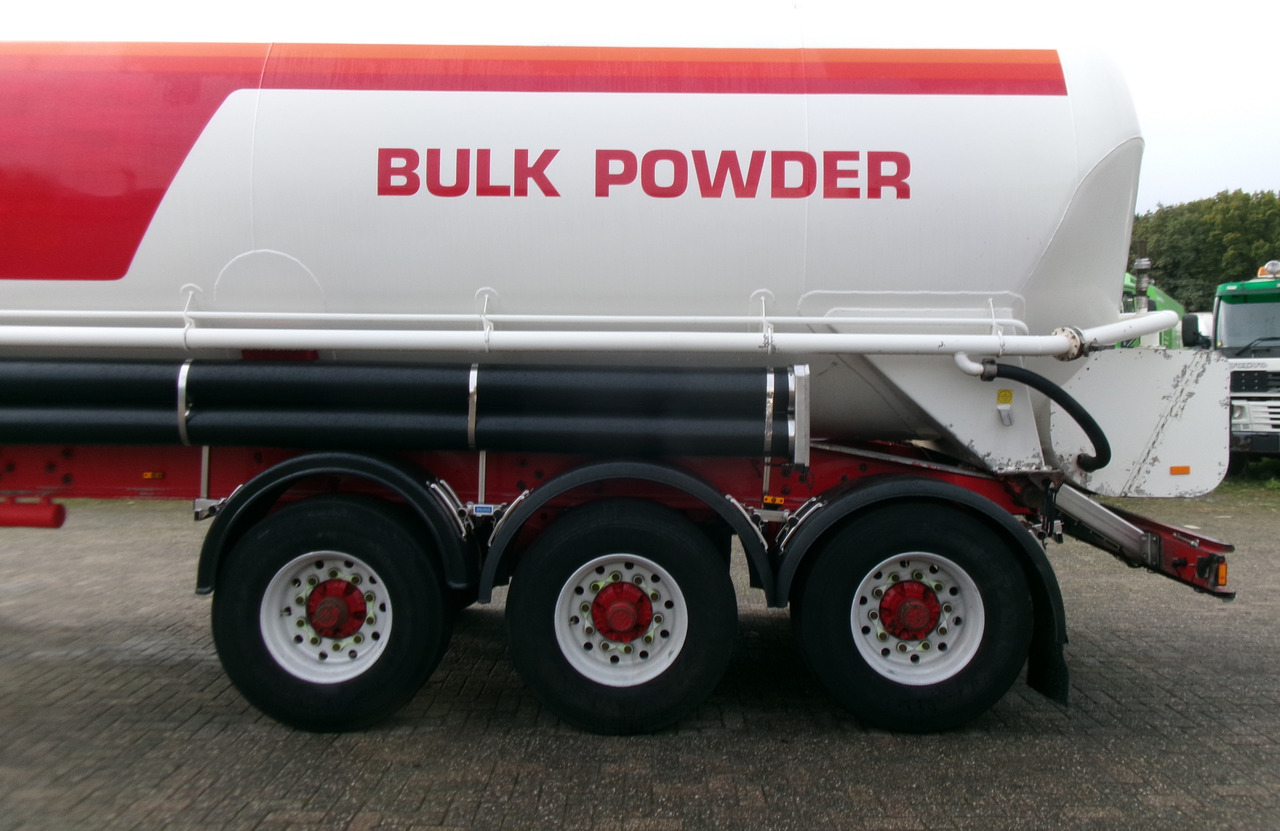 Tank semi-trailer for transportation of flour Feldbinder Powder tank alu 41 m3 (tipping): picture 5