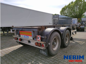Container transporter/ Swap body semi-trailer Flandria OP CC 20 V 1x20" - Steel / Spring suspension: picture 2