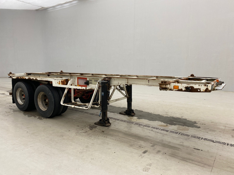 Container transporter/ Swap body semi-trailer Flandria Skelet 20 ft: picture 3