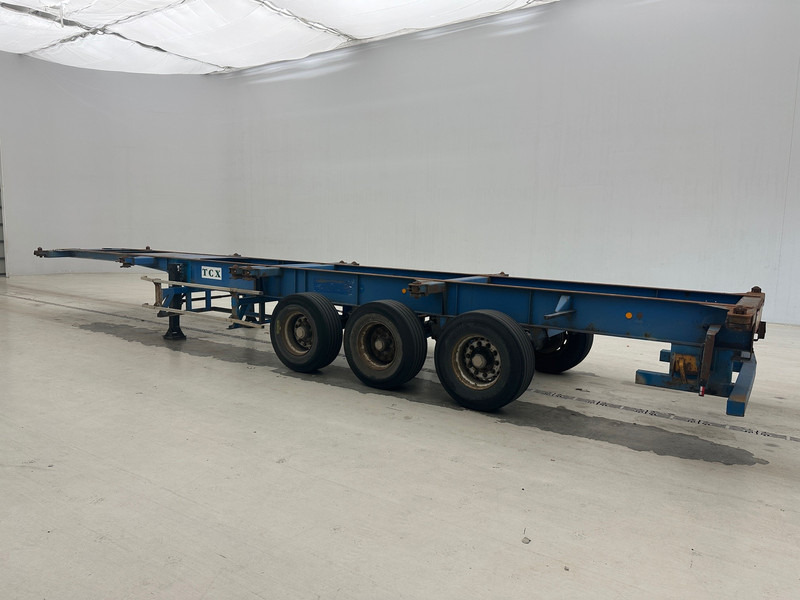 Container transporter/ Swap body semi-trailer Fruehauf Skelet 2 x 20-40 ft: picture 7