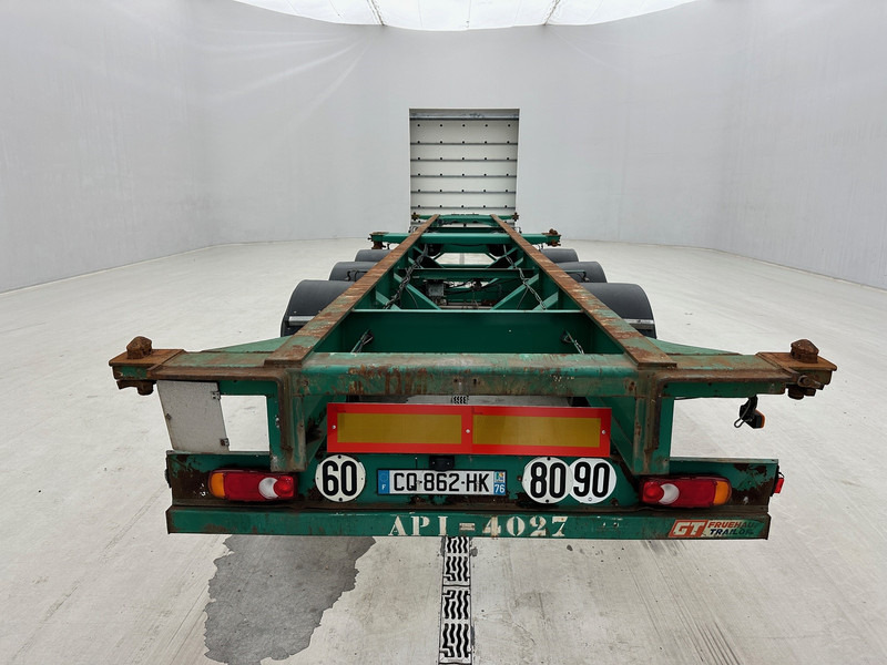 Container transporter/ Swap body semi-trailer Fruehauf Skelet 2 x 20-40 ft: picture 7