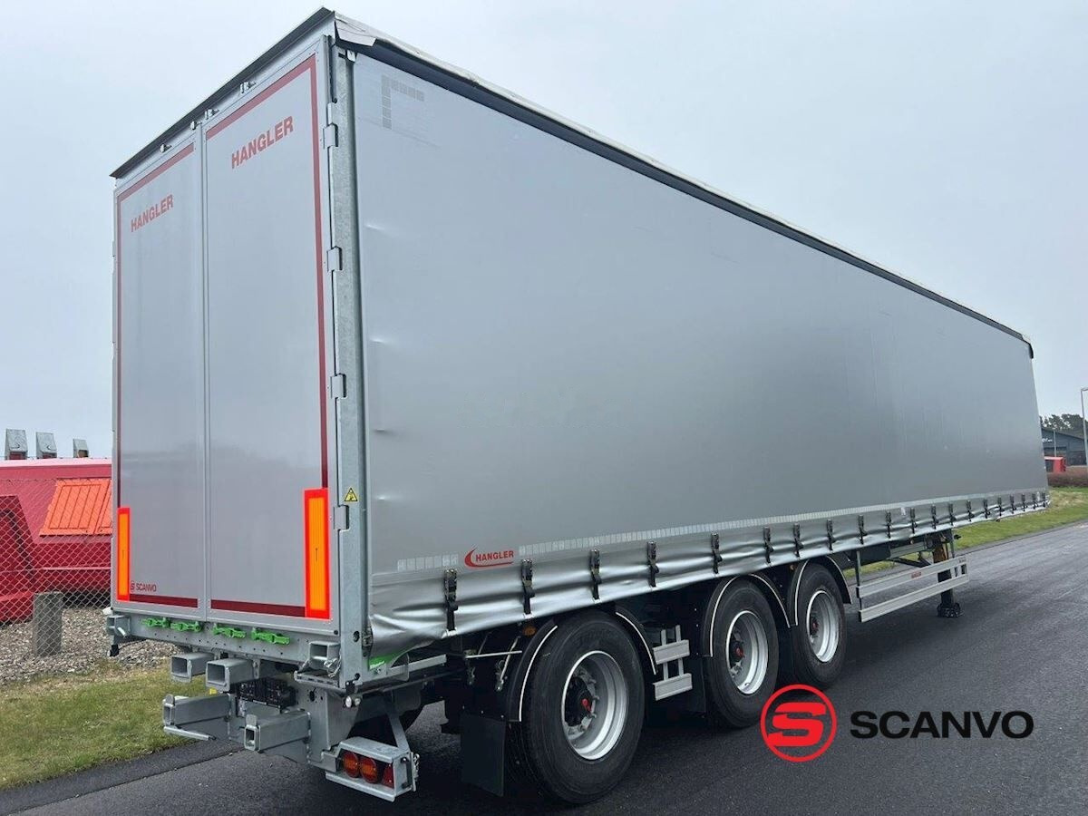 Curtainsider semi-trailer Hangler SDS-H 450 NORDIC - hævetag - hæve aksel - truck beslag: picture 4