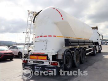 Tank semi-trailer for transportation of silos KASSBOHRER 2014 PILOT 2 EYES ALUMINUM SILOBAS TRAILER: picture 1