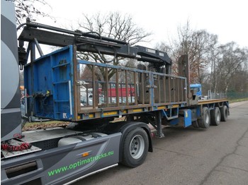 Dropside/ Flatbed semi-trailer Kennis OP-1230-2-GB: picture 1