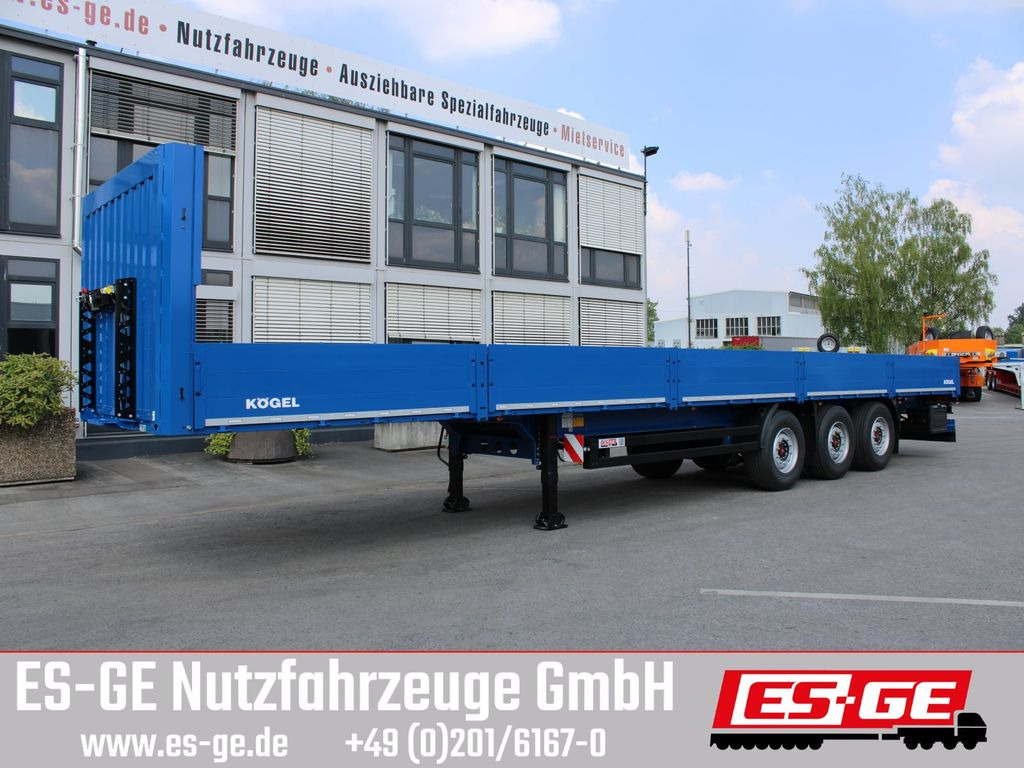 Dropside/ Flatbed semi-trailer Kögel 3-Achs-Multi-Sattelanhänger: picture 2