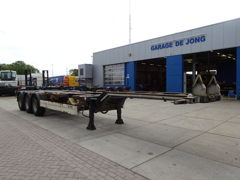 Container transporter/ Swap body semi-trailer Kögel SW24 Container Chassis / 2x Extendable / BPW + Drum: picture 5