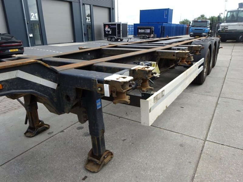 Container transporter/ Swap body semi-trailer Kögel SW24 Container Chassis / 2x Extendable / BPW + Drum: picture 8