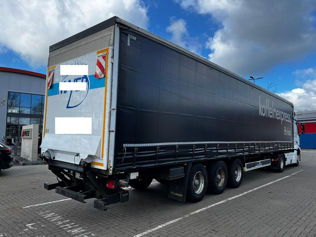 Curtainsider semi-trailer Krone Schiebeplanen Auflieger mit LBW 2.000 kg: picture 2