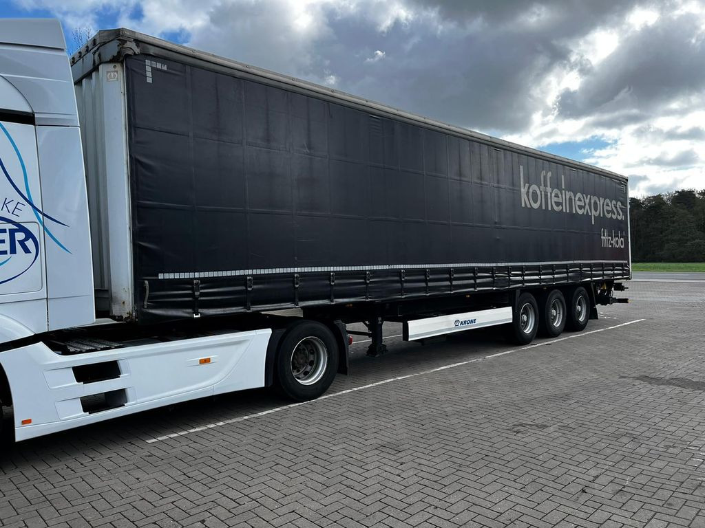 Curtainsider semi-trailer Krone Schiebeplanen Auflieger mit LBW 2.000 kg: picture 4