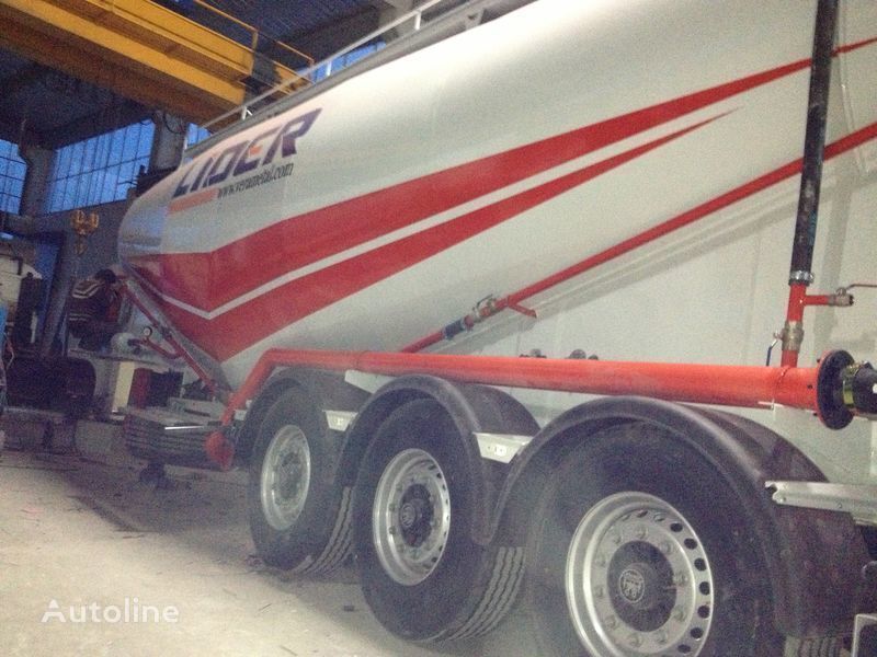 Tank semi-trailer for transportation of cement LIDER 2024 YEAR NEW BULK CEMENT manufacturer co.: picture 15