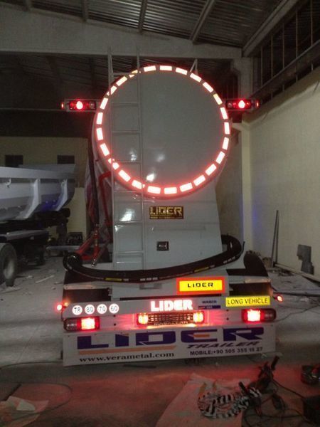 Tank semi-trailer for transportation of cement LIDER 2024 YEAR NEW BULK CEMENT manufacturer co.: picture 16