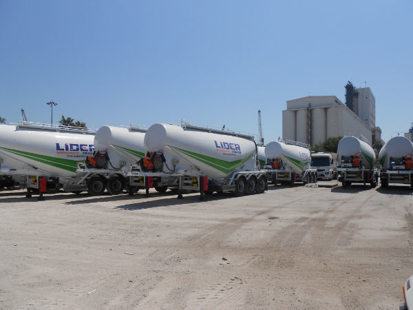 Tank semi-trailer for transportation of cement LIDER 2024 YEAR NEW BULK CEMENT manufacturer co.: picture 8