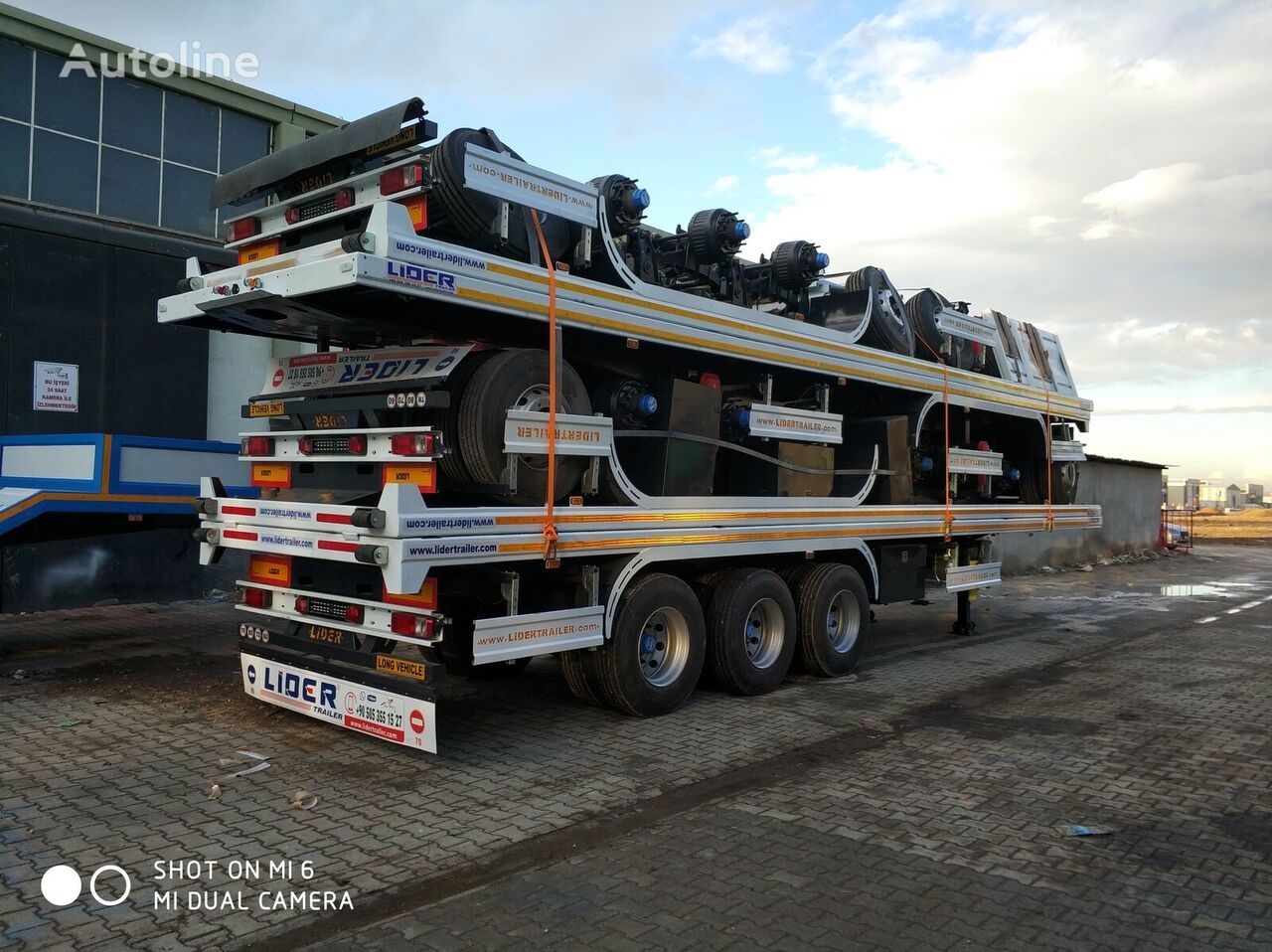 Container transporter/ Swap body semi-trailer for transportation of containers LIDER NEW 2023 MODELS YEAR (MANUFACTURER COMPANY LIDER TRAILER: picture 11