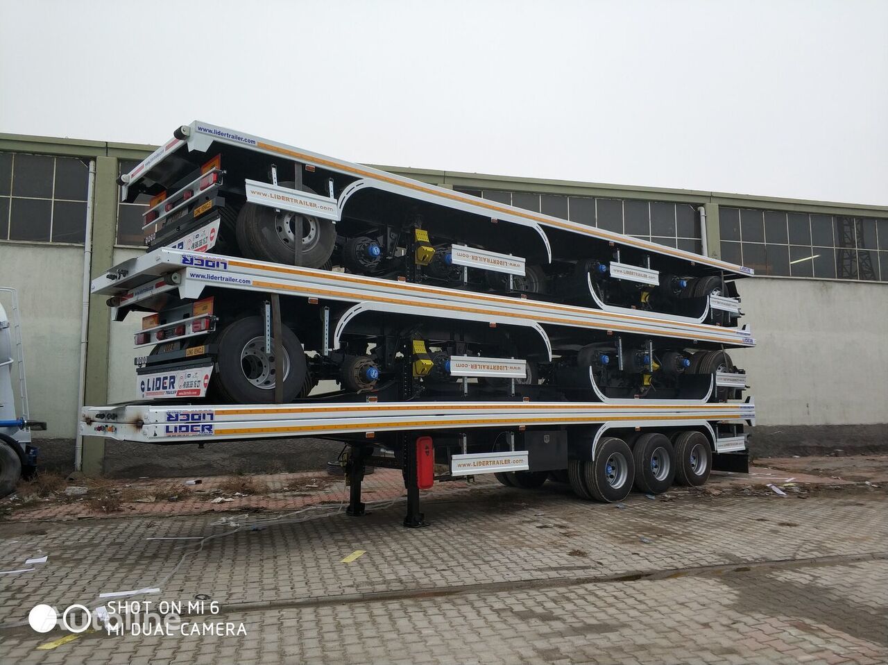 Container transporter/ Swap body semi-trailer for transportation of containers LIDER NEW 2023 MODELS YEAR (MANUFACTURER COMPANY LIDER TRAILER: picture 7