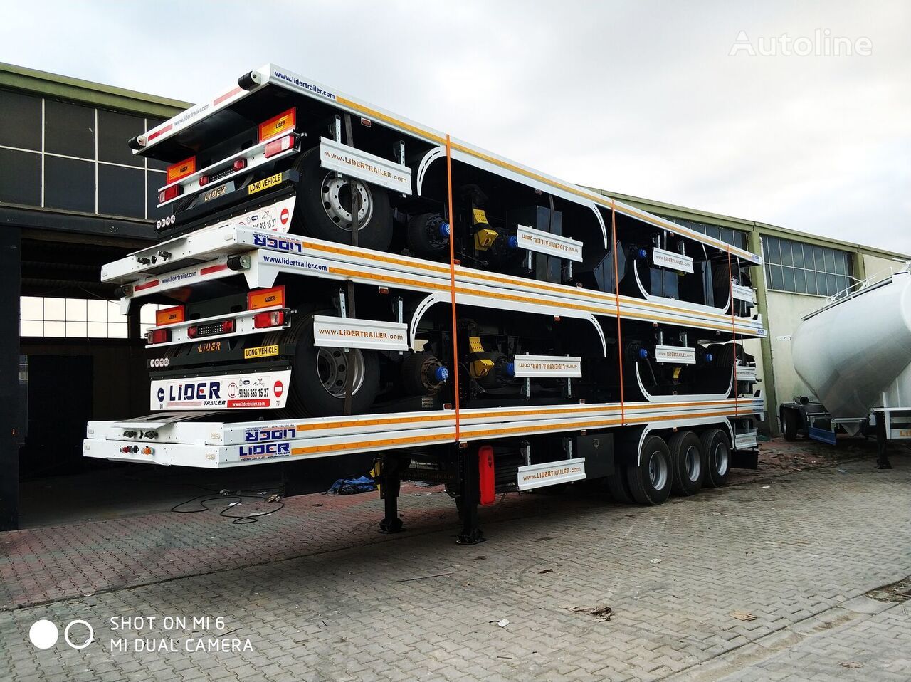 Container transporter/ Swap body semi-trailer for transportation of containers LIDER NEW 2023 MODELS YEAR (MANUFACTURER COMPANY LIDER TRAILER: picture 8