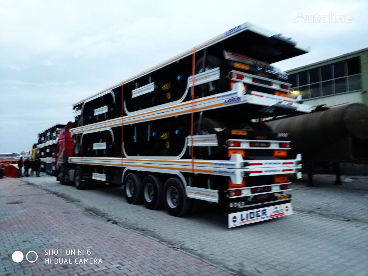 Container transporter/ Swap body semi-trailer for transportation of containers LIDER NEW 2023 MODELS YEAR (MANUFACTURER COMPANY LIDER TRAILER: picture 3