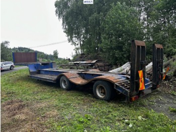 Low loader semi-trailer Narko 2 akslet Brønnhenger: picture 3