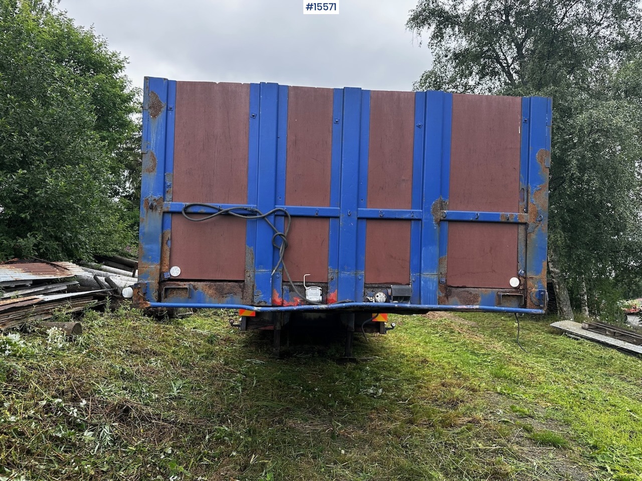Low loader semi-trailer Narko 2 akslet Brønnhenger: picture 7