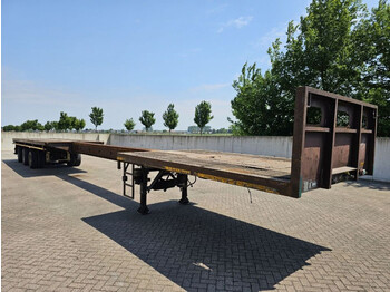 Dropside/ Flatbed semi-trailer Nooteboom 7 Meter extendable - Max length 20 meter: picture 2