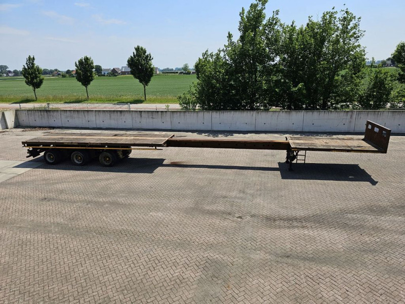Dropside/ Flatbed semi-trailer Nooteboom 7 Meter extendable - Max length 20 meter: picture 3