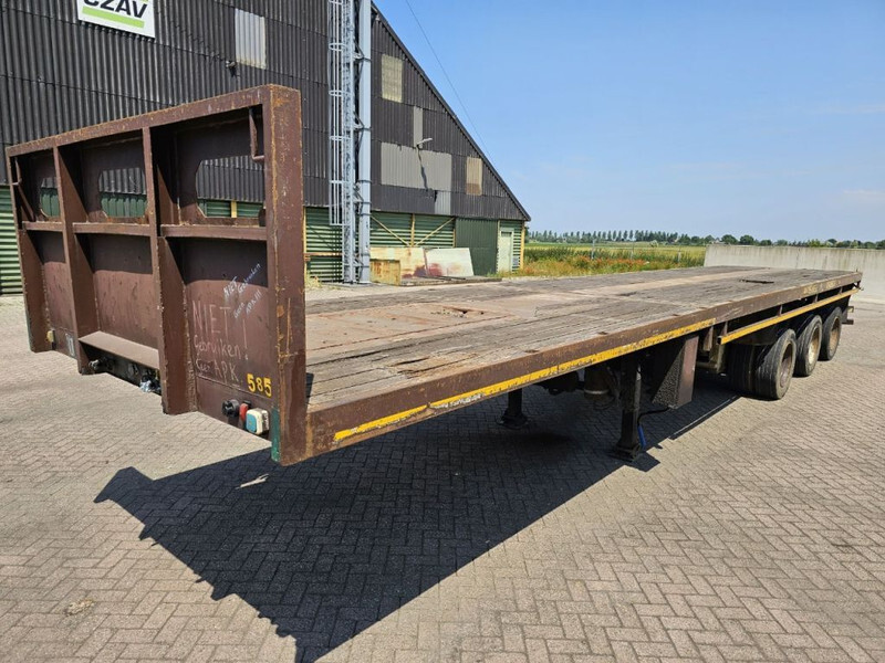 Dropside/ Flatbed semi-trailer Nooteboom 7 Meter extendable - Max length 20 meter: picture 7