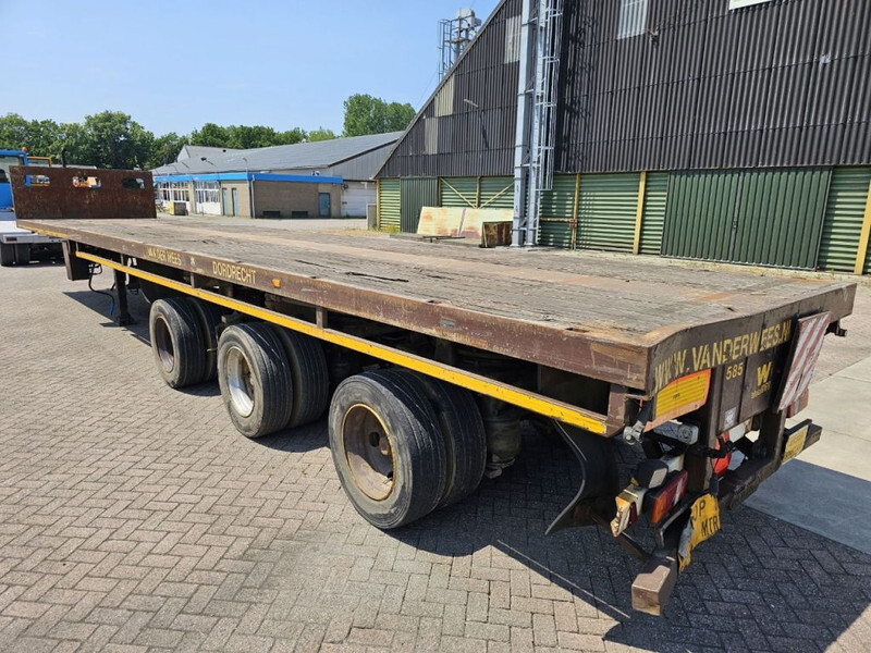 Dropside/ Flatbed semi-trailer Nooteboom 7 Meter extendable - Max length 20 meter: picture 10