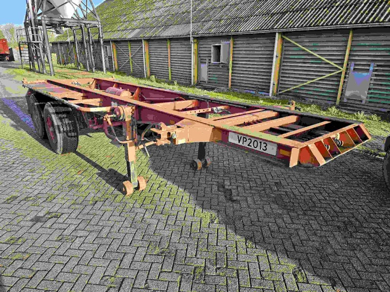 Container transporter/ Swap body semi-trailer Pacton 20FT - BPW - DRUM - Steelspring: picture 3