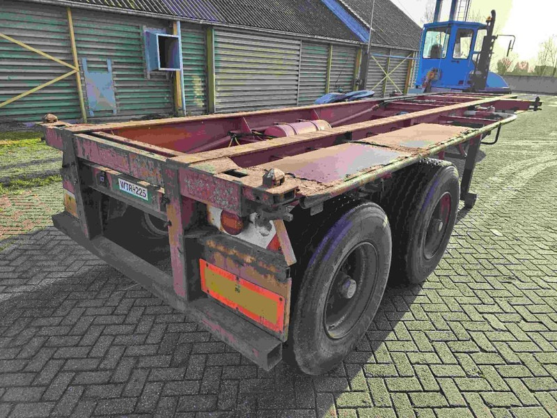 Container transporter/ Swap body semi-trailer Pacton 20FT - BPW - DRUM - Steelspring: picture 5