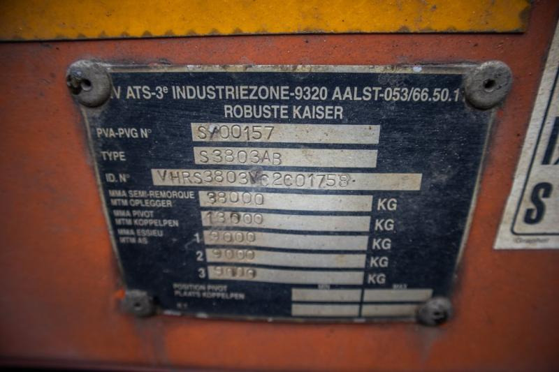 Tipper semi-trailer ROBUSTE-KAISER ROBUSTE-S3803V-27m3: picture 9