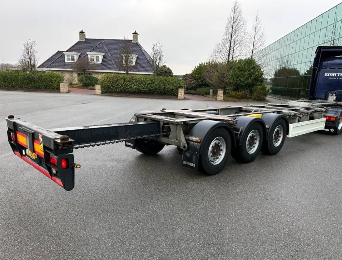 Container transporter/ Swap body semi-trailer Renders 3-AS 3DFCST DISC BRAKES LIFT AXLE TOP CONDITION HOLLAND TRAILER: picture 9