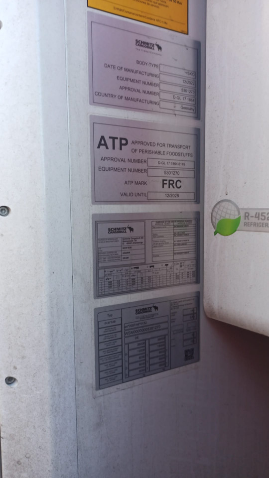Refrigerator semi-trailer SCHMITZ CARGOBULL ThermoKing SKO 24/L - 13.4 FP COOL V7 FP 60 SMART: picture 3