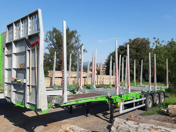 Timber semi-trailer for transportation of timber SVAN: picture 1