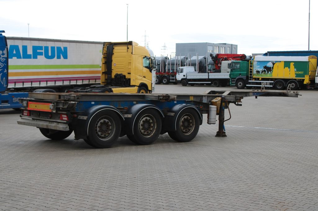 Container transporter/ Swap body semi-trailer Schmitz Cargobull SCF 24, SAF, LIFTING AXLE, EXPANDING: picture 4