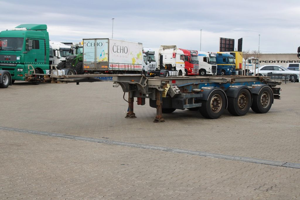 Container transporter/ Swap body semi-trailer Schmitz Cargobull SCF 24, SAF, LIFTING AXLE, EXPANDING: picture 2