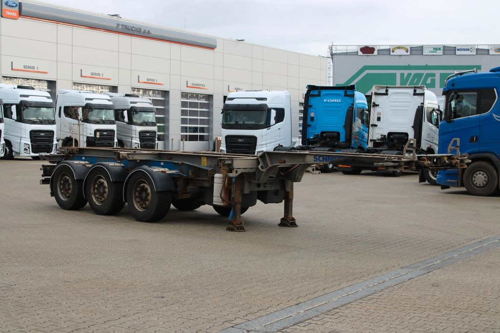 Container transporter/ Swap body semi-trailer Schmitz Cargobull SCF 24, SAF, LIFTING AXLE, EXPANDING: picture 3