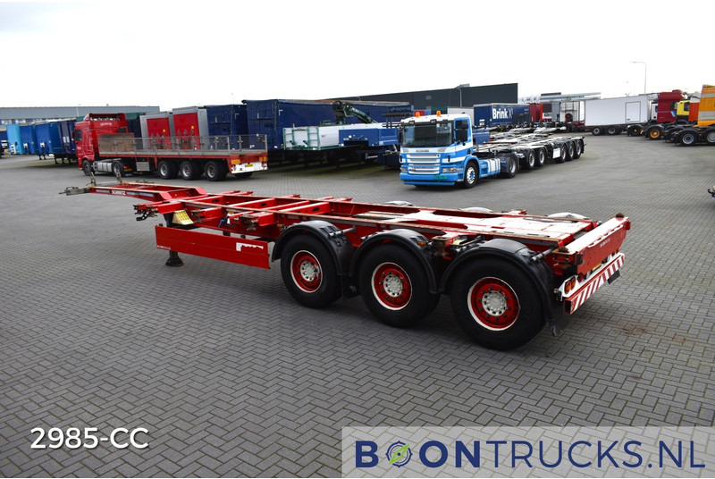 Container transporter/ Swap body semi-trailer Schmitz Cargobull SGF*S3 | 2x20-30-40-45ft HC * DISC BRAKES * LIFT AXLE * 2x EXTENDABLE  * NL TRAILER * APK 08-2024: picture 3