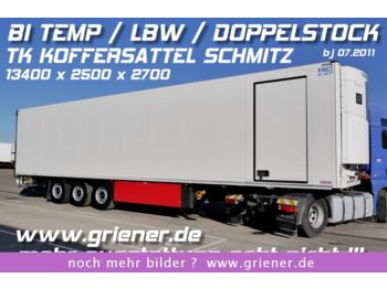 Refrigerator semi-trailer Schmitz Cargobull SKO 24/ BI TEMP /BLUMEN / SLX spectrum LBW /DS: picture 1