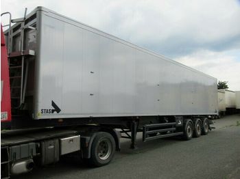 Tipper semi-trailer Stas  82 cbm Hinterkipper, Sonderbau 1 Tür + Klappe: picture 1