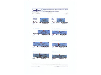 Container transporter/ Swap body semi-trailer for transportation of containers VAN HOOL Polyvalent Containerchassis type DVS: picture 2