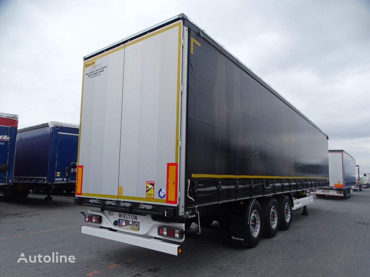 Curtainsider semi-trailer Wielton CURTAINSIDER / STANDARD / LIFTED AXLE / XL CODE / SAF /: picture 6