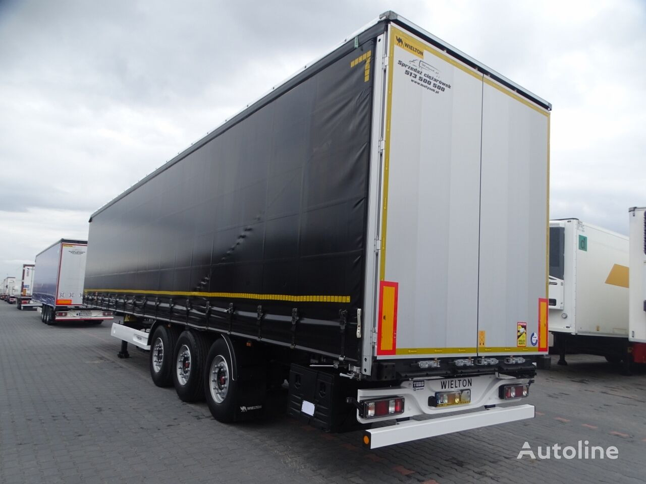 Curtainsider semi-trailer Wielton CURTAINSIDER / STANDARD / LIFTED AXLE / XL CODE / SAF /: picture 3