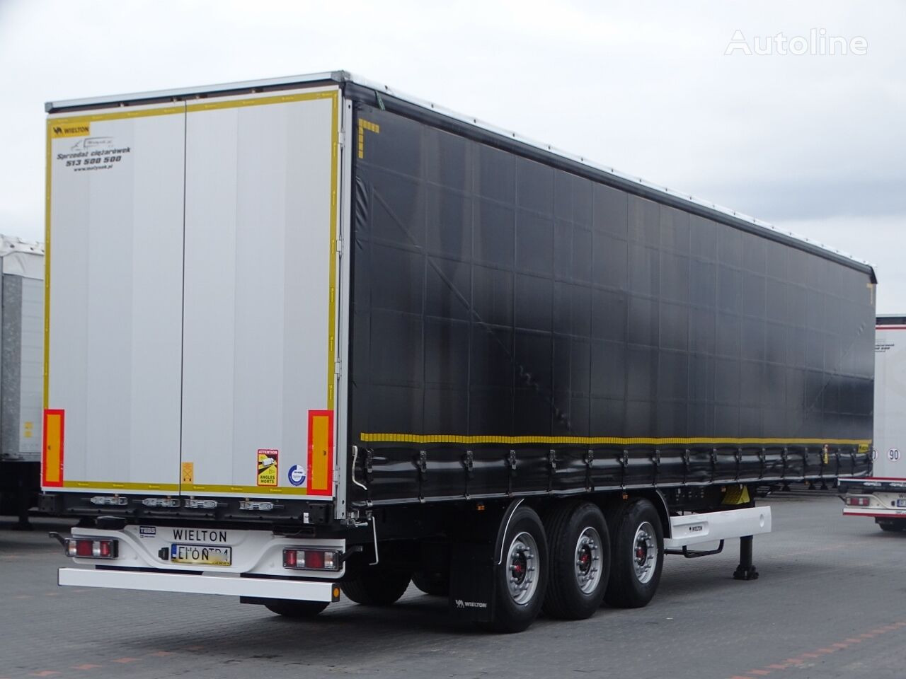 Curtainsider semi-trailer Wielton CURTAINSIDER / STANDARD / LIFTED AXLE / XL CODE / SAF /: picture 7