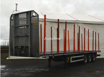 Semi-trailer, Forestry trailer Zasław Ostatní ZASLAW D-651A 2x lifting axle: picture 1