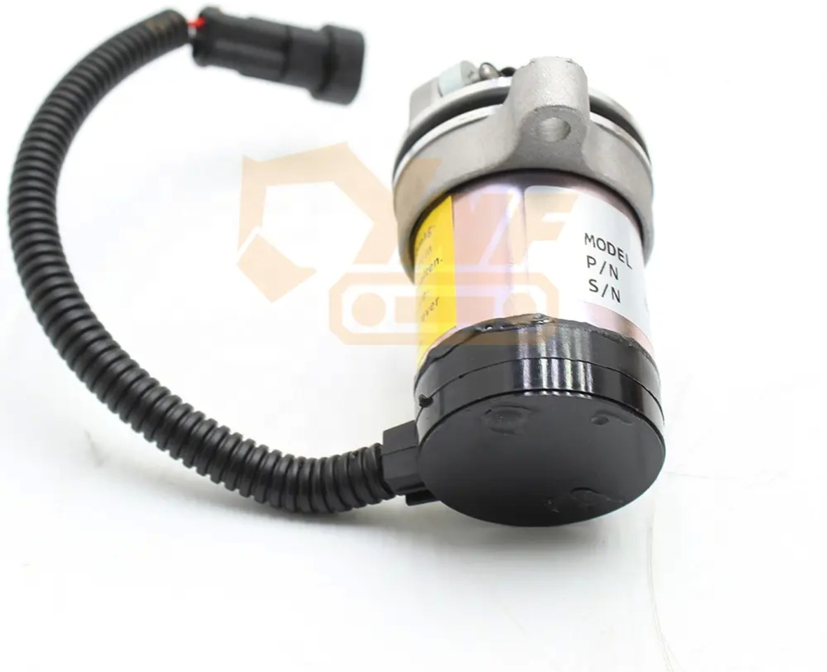 Electrical system 12V Fuel Shutoff Solenoid 4103808 4103812 4270581 Fits For 1011 2011 F3L F3M F4L F4M Jlg Engine: picture 4