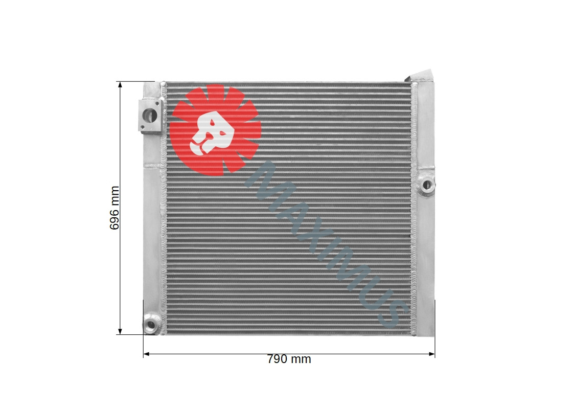 Radiator for Air compressor ATLAS COPCO GA55: picture 3