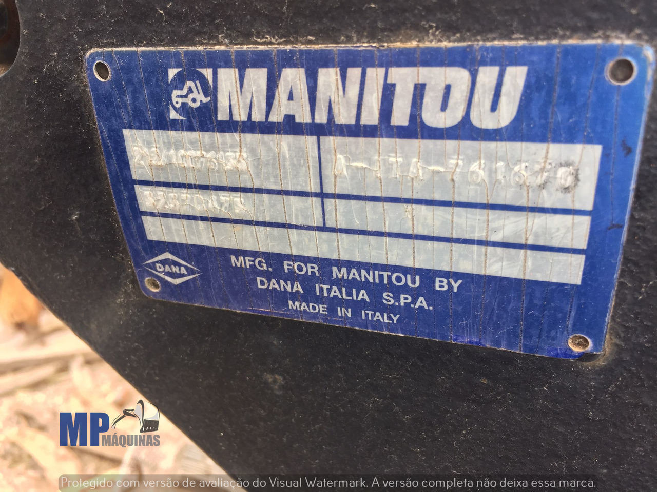 Axle and parts for Material handling equipment Axle Dana 212/100 for Manitou: picture 3