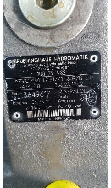 Hydraulics Brueninghaus Hydromatik A7VO160LRH1/61R - Load sensing pump: picture 5